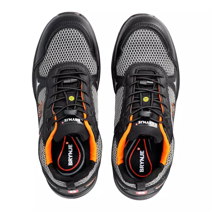 Brynje Grey Athletic safety shoes S1P, Black, large image number 3