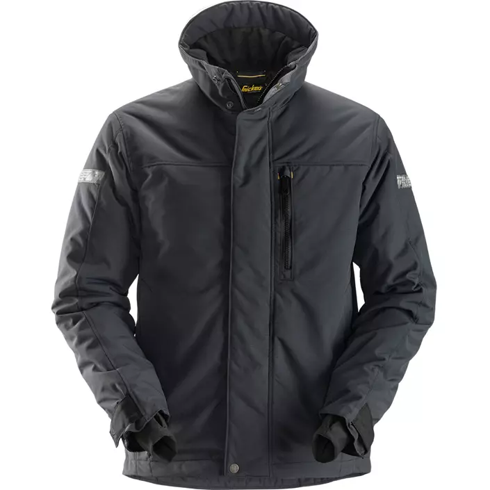 Snickers AllroundWork 37.5® winter work jacket 1100, Steel Grey/Black, large image number 0