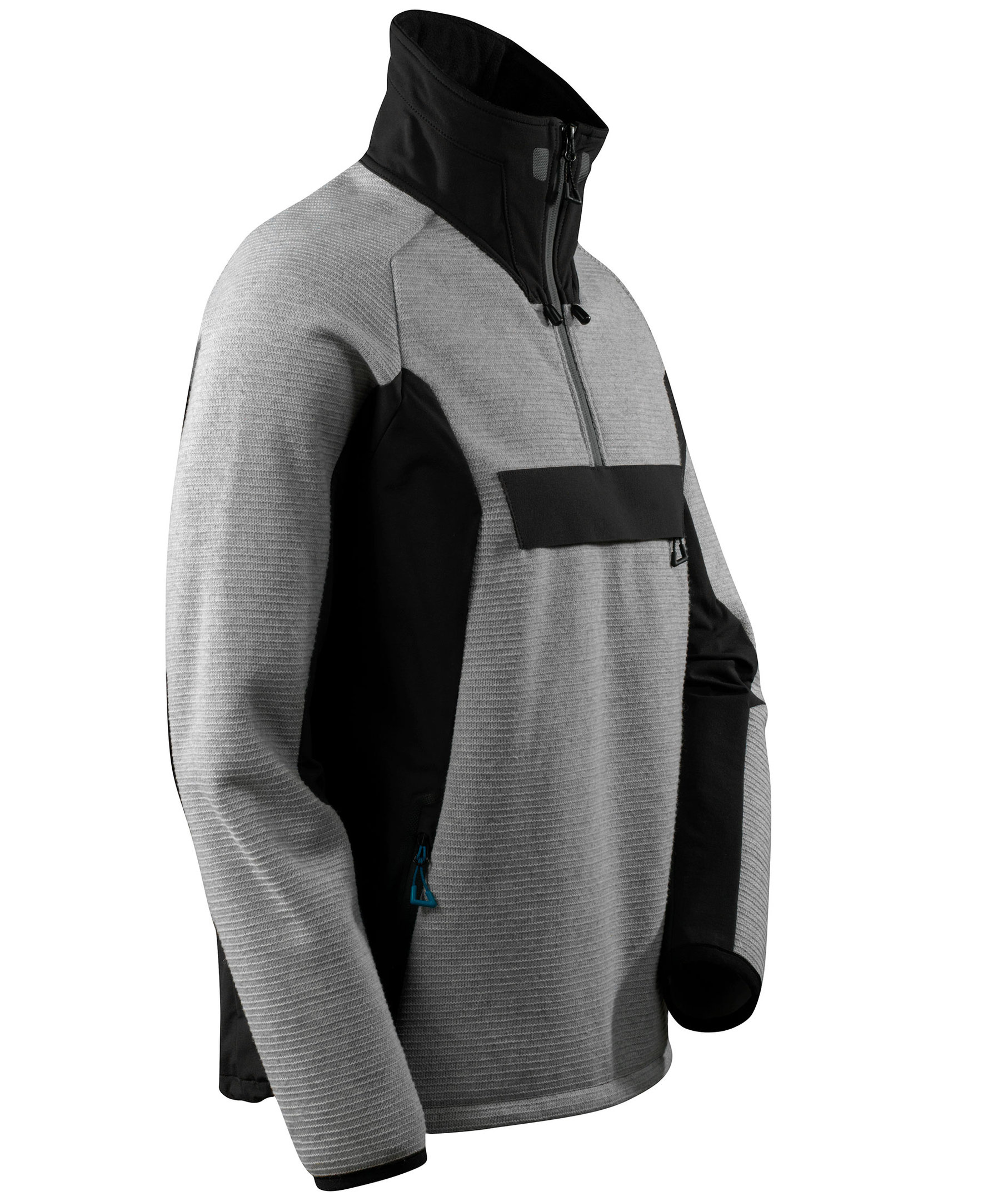 Mascot Advanced knit jacket, Grey Melange/Black, large image number 3