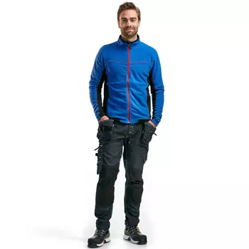 Blåkläder Microfleece jakke, Koboltblå/sort