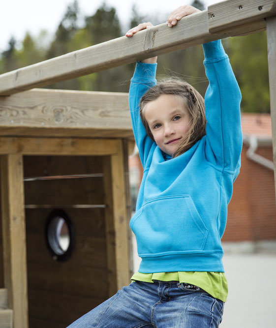 Clique Basic Hoody childrens hoodie, Turquoise