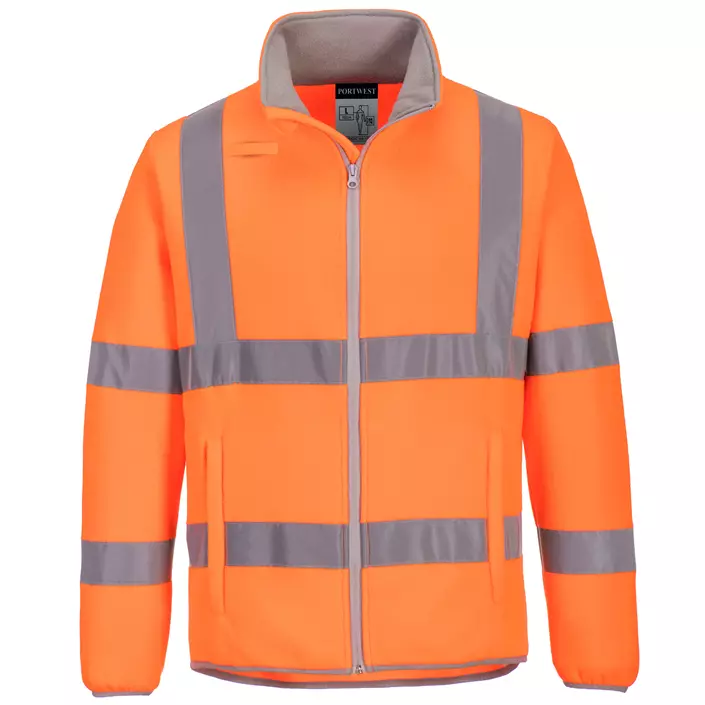 Portwest fleece jacket, Hi-vis Orange, large image number 0