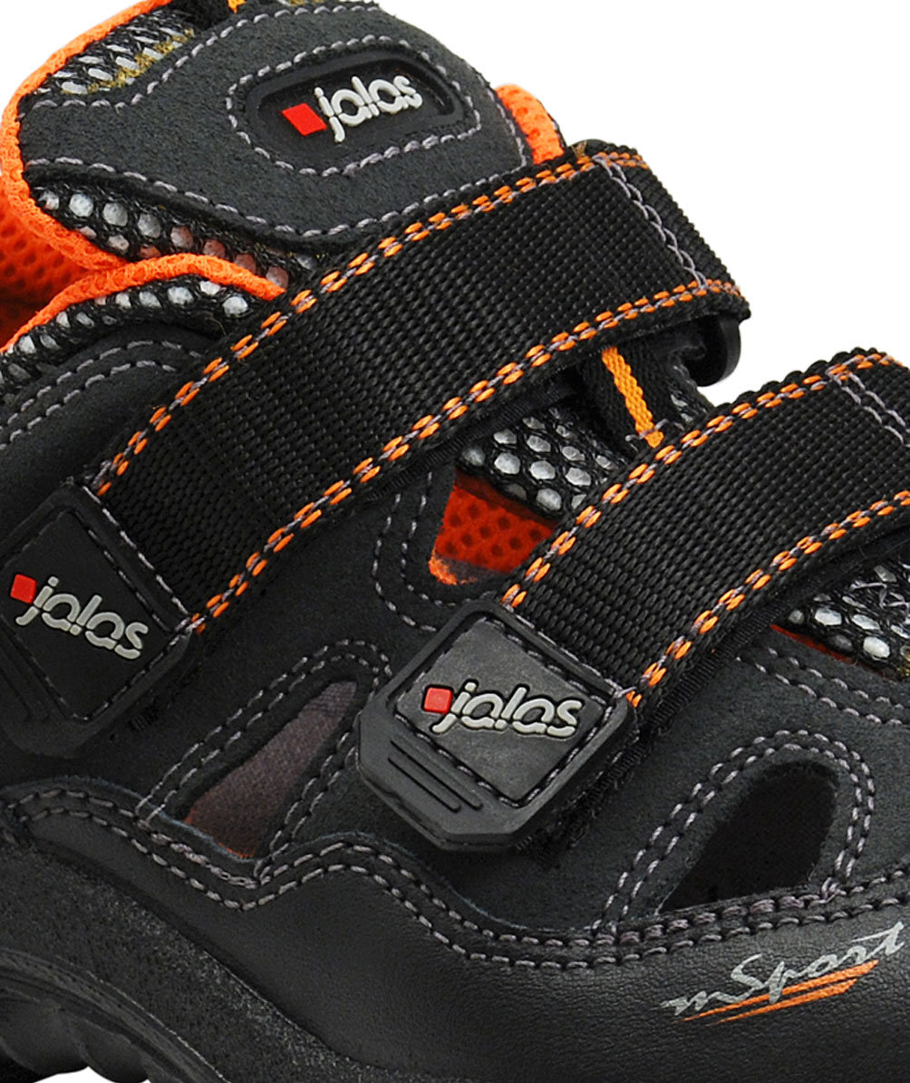 Jalas 3400A Monza Sport safety sandals S1, Black