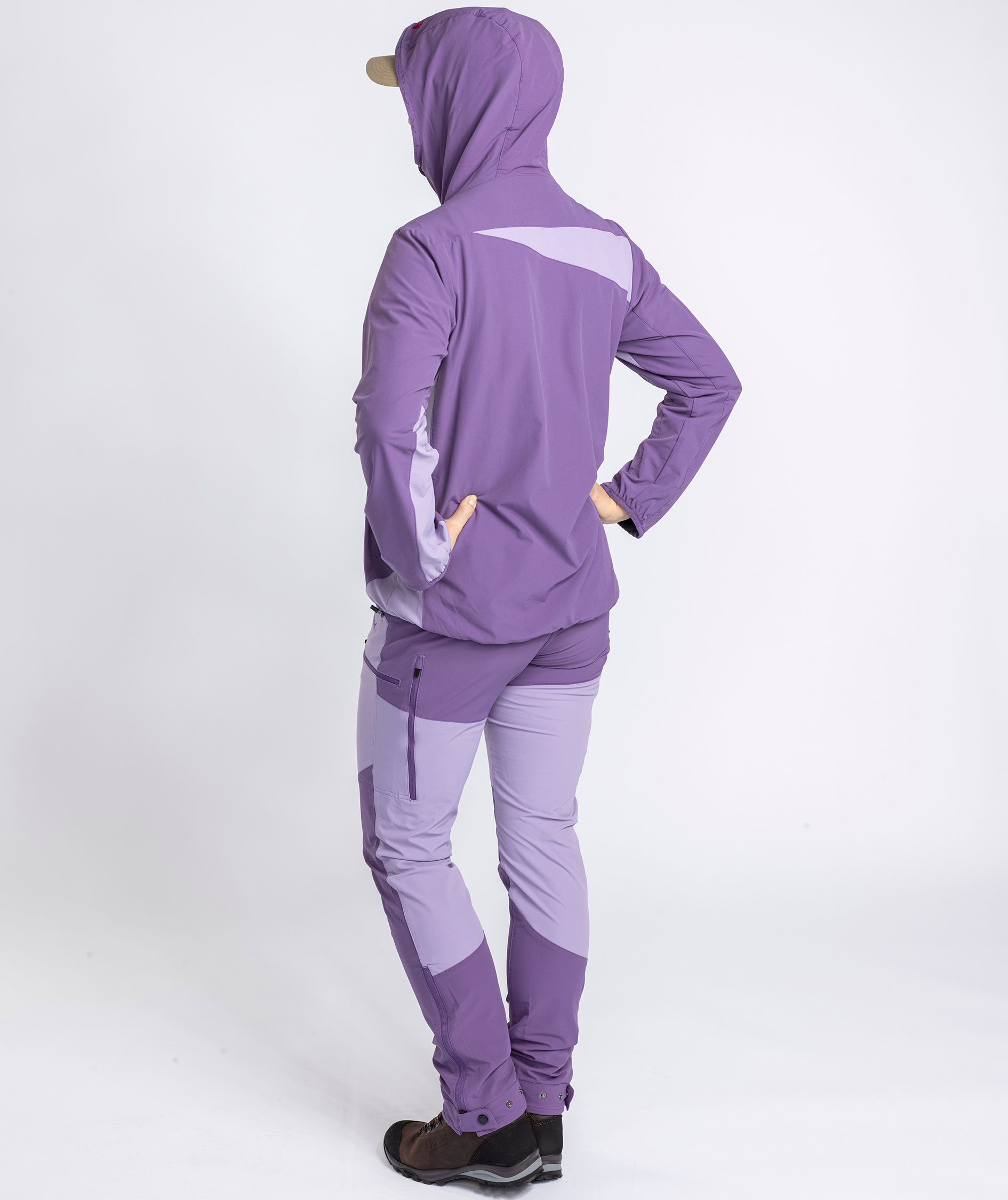 Pinewood Abisko Light damejakke, Light Lilac/Lilac, large image number 4