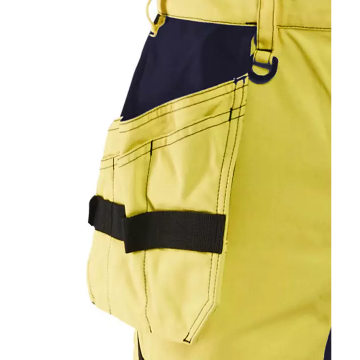 Blåkläder håndverksbukse, Hi-Vis gul/marineblå, large image number 2