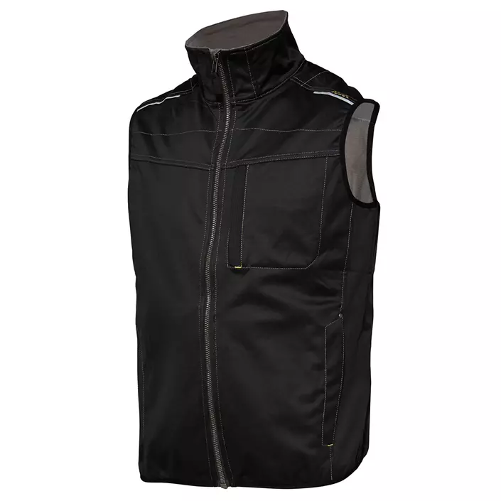 Workzone Tech Zone Softshell waistcoat, Black, large image number 0