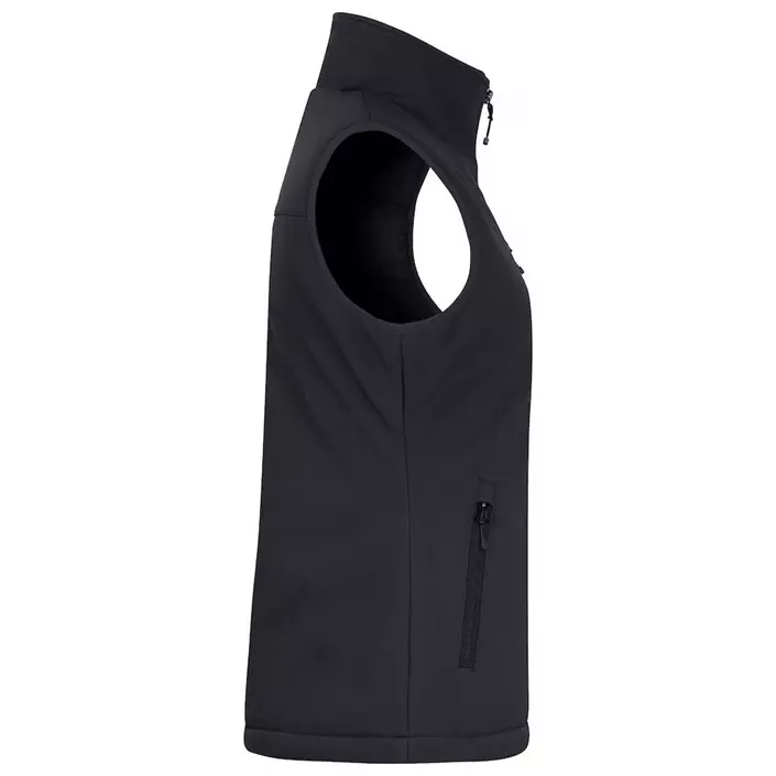 Clique lined women's softshell vest, Black, large image number 3