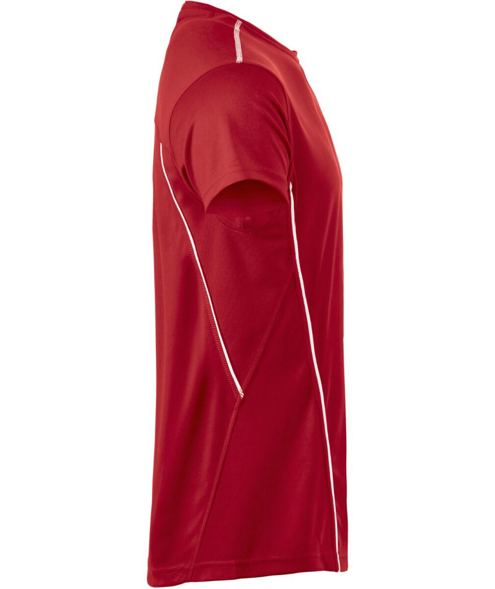 Clique Ice Sport-T  T-shirt, R&ouml;d/Vit, large image number 3