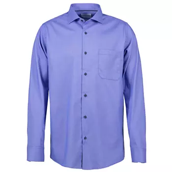 Seven Seas Dobby Royal Oxford modern fit skjorte med brystlomme, Fransk Blå