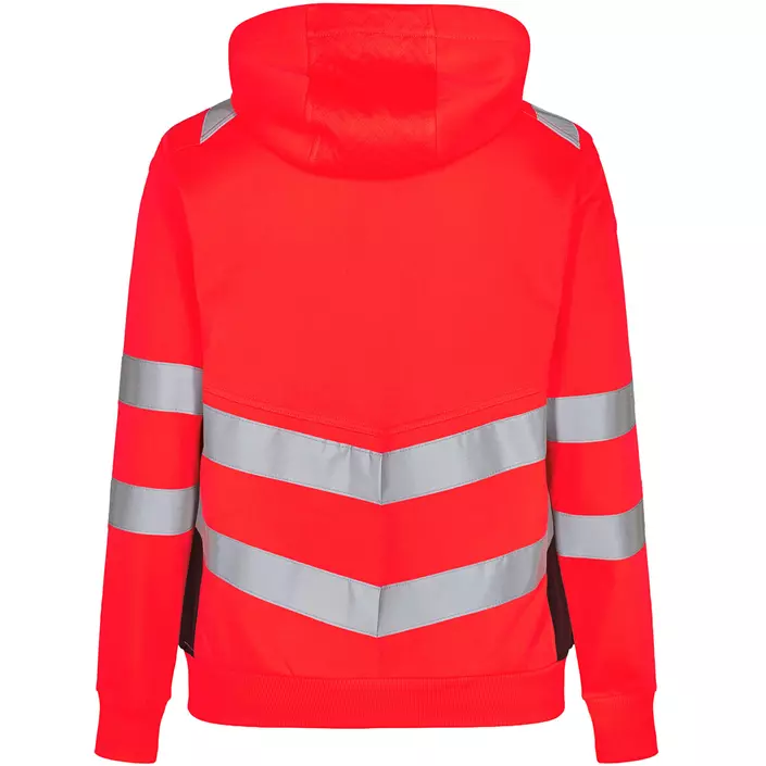 Engel Safety Damen Kapuzensweatshirt, Hi-vis Rot/Schwarz, large image number 1