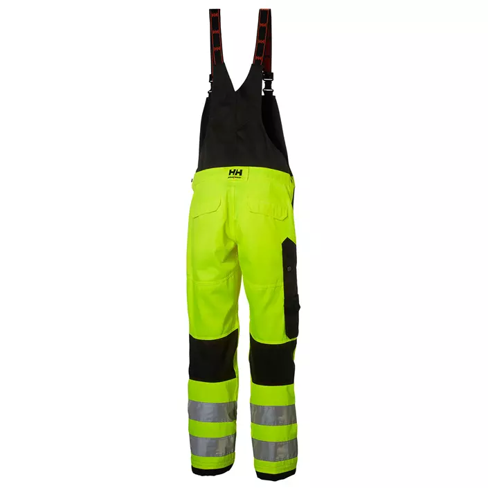 Helly Hansen Alna bib and brace, Hi-vis yellow/charcoal, large image number 1