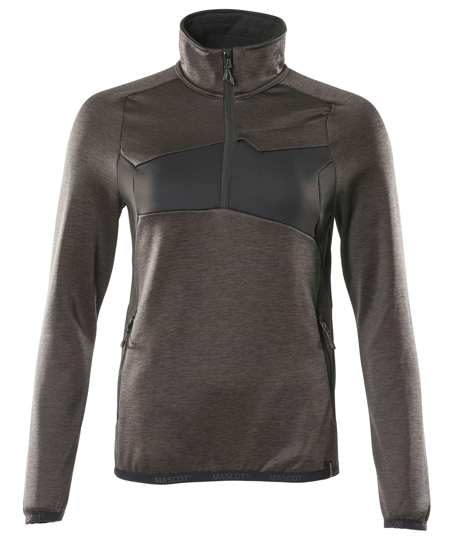 Mascot Accelerate women's fleece pullover, Dark Anthracite/Black, Dark Anthracite/Black, swatch