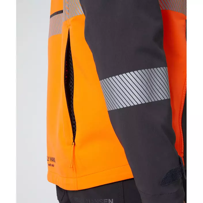 Helly Hansen ICU BRZ work jacket, Hi-vis Orange/Ebony, large image number 5