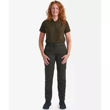 Deerhunter Slogen women's zip-off trousers, Timber