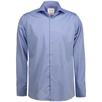 Seven Seas modern fit Fine Twill skjorta, Ljusblå