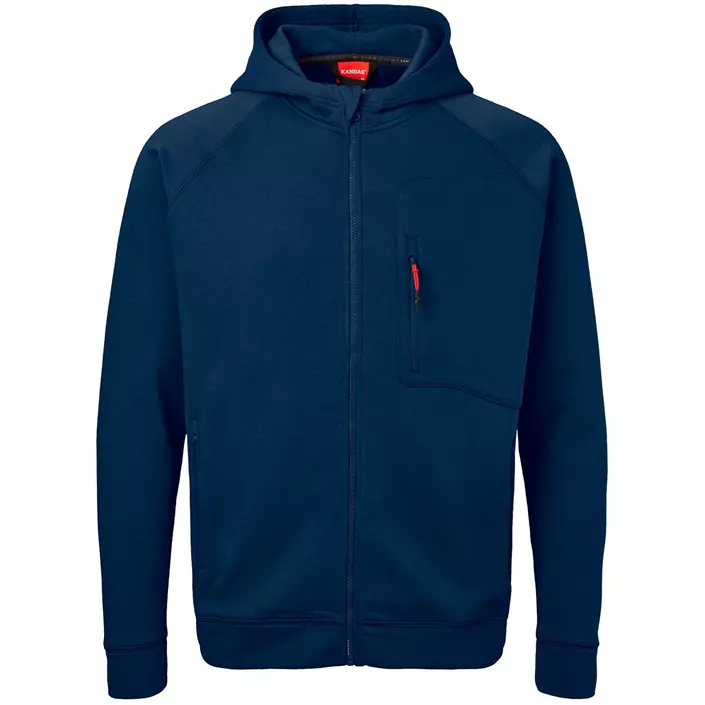 Kansas Icon X hoodie with zip, Dark Marine, large image number 0