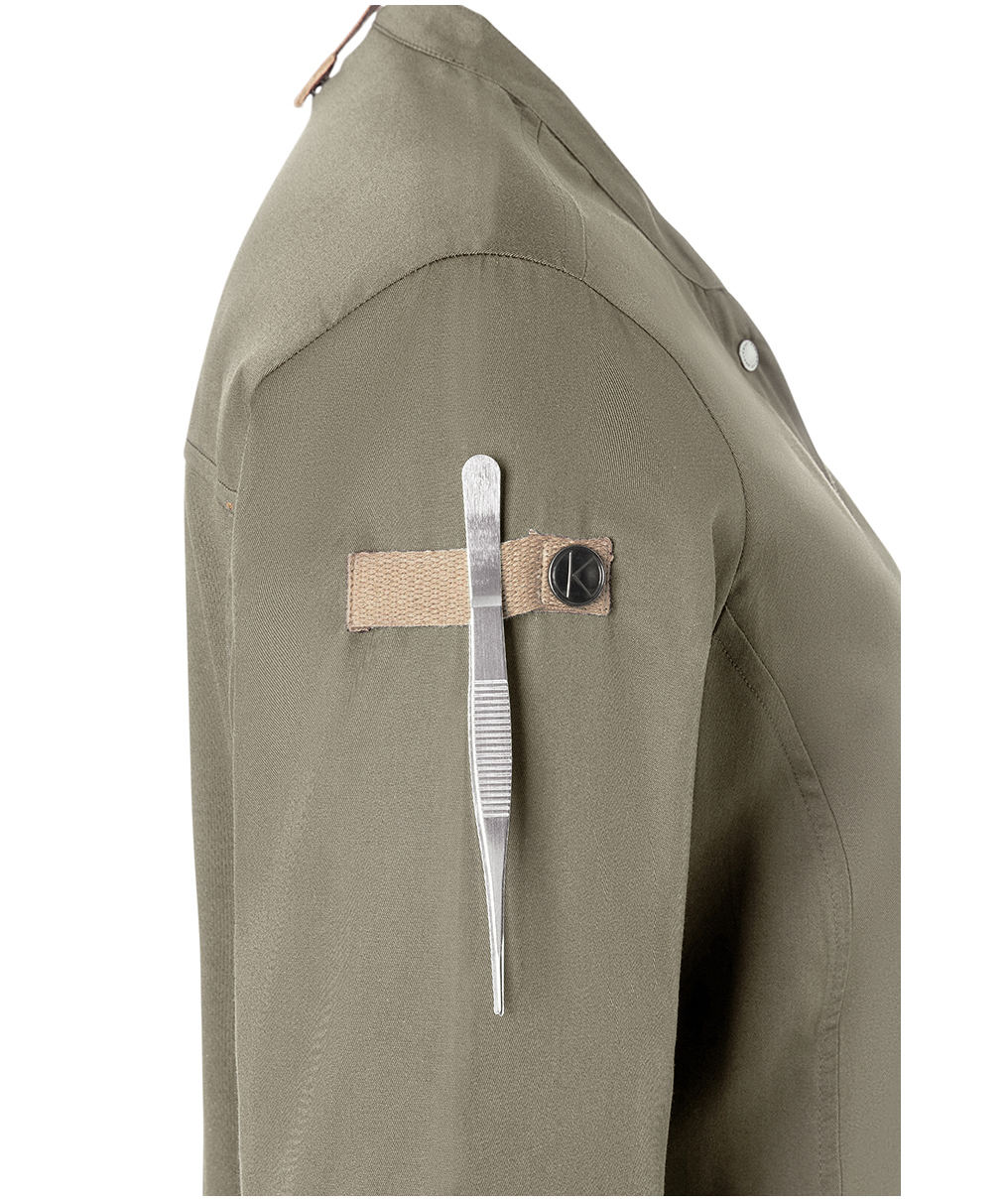 Karlowsky Green-Generation women's chefs jacket, sage, large image number 6