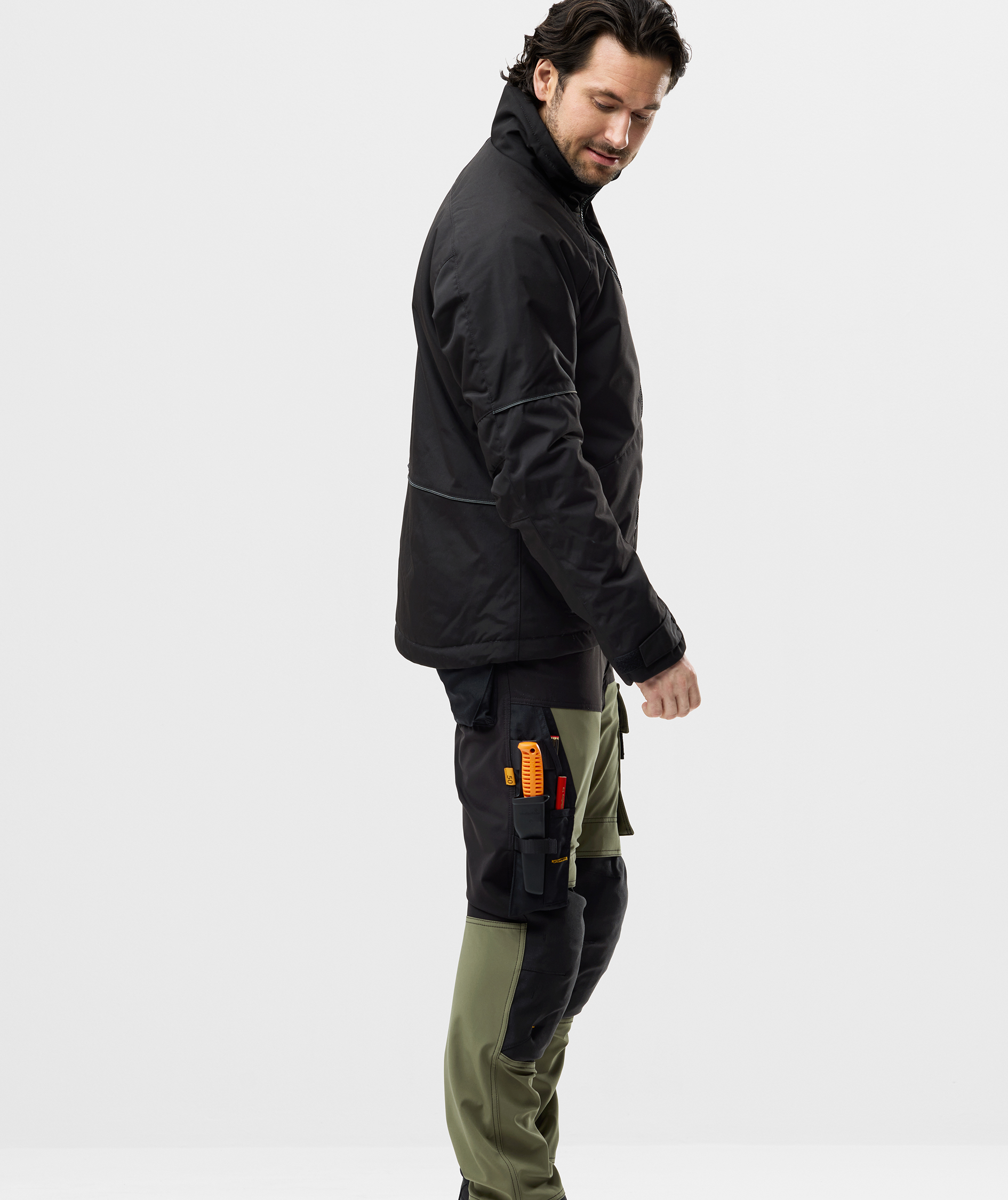 Snickers AllroundWork winter jacket 1158, Black, large image number 5