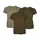 Pinewood 3-pak dame T-shirt, Green/Hunting Brown/Khaki, Green/Hunting Brown/Khaki, swatch