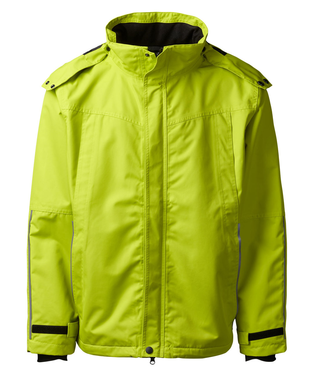 Xplor Care Zip-in skaljakke med aftagelig h&aelig;tte, Lime, Lime, swatch