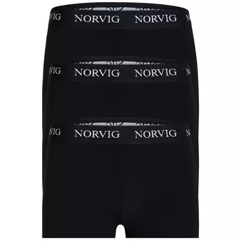 NORVIG 3-pack boksershorts, Svart