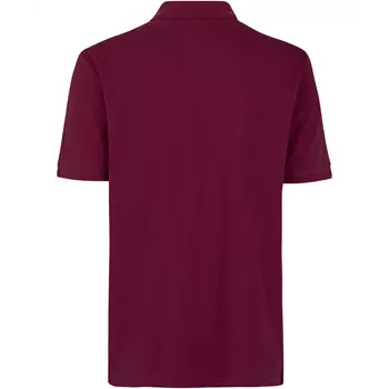 ID PRO Wear Polo T-shirt med brystlomme, Bordeaux
