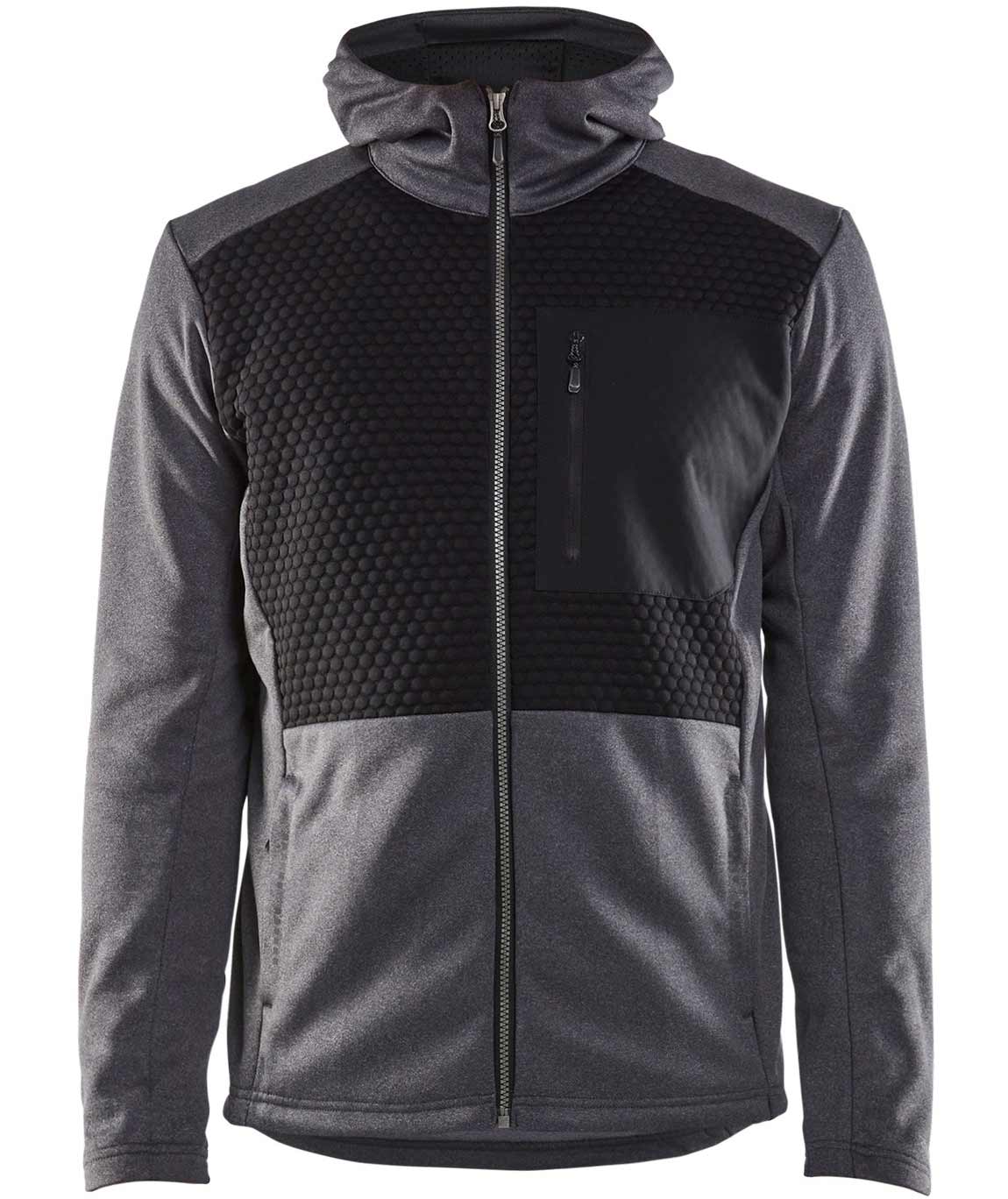 Bl&aring;kl&auml;der h&aelig;ttetr&oslash;je, Sort melange, Sort melange, swatch