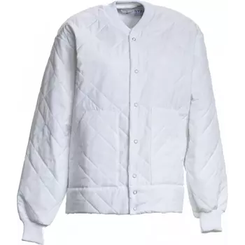 Nybo Workwear vattert jakke med ryggklapp, Hvit