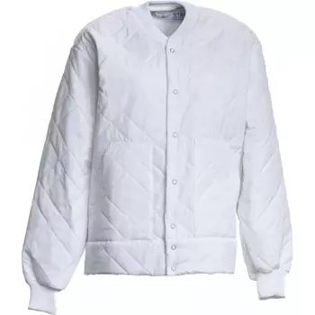 Nybo Workwear vattert jakke med ryggklapp, Hvit