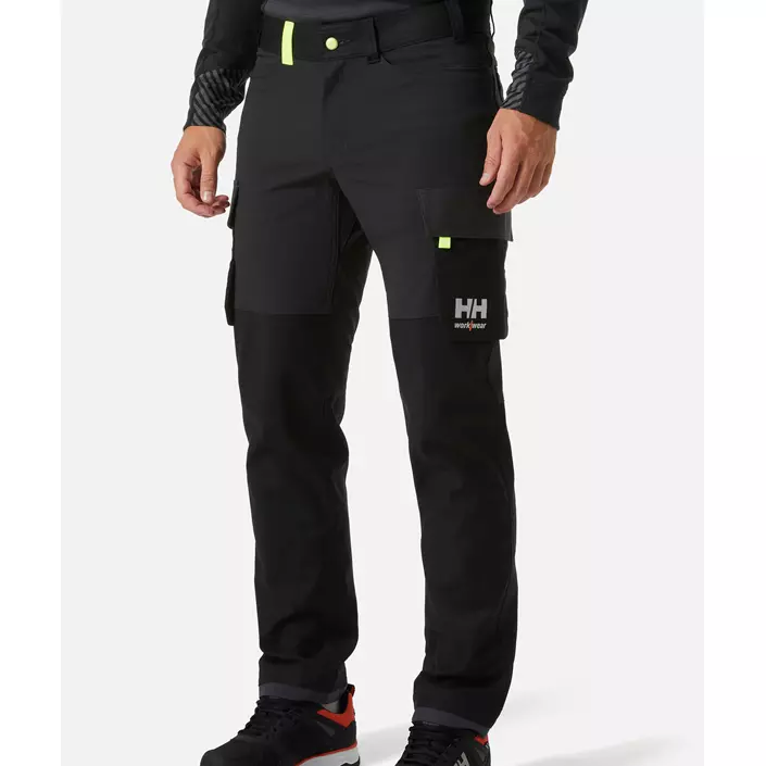 Helly Hansen Oxford 4X service trousers full stretch, Black/Ebony, large image number 1