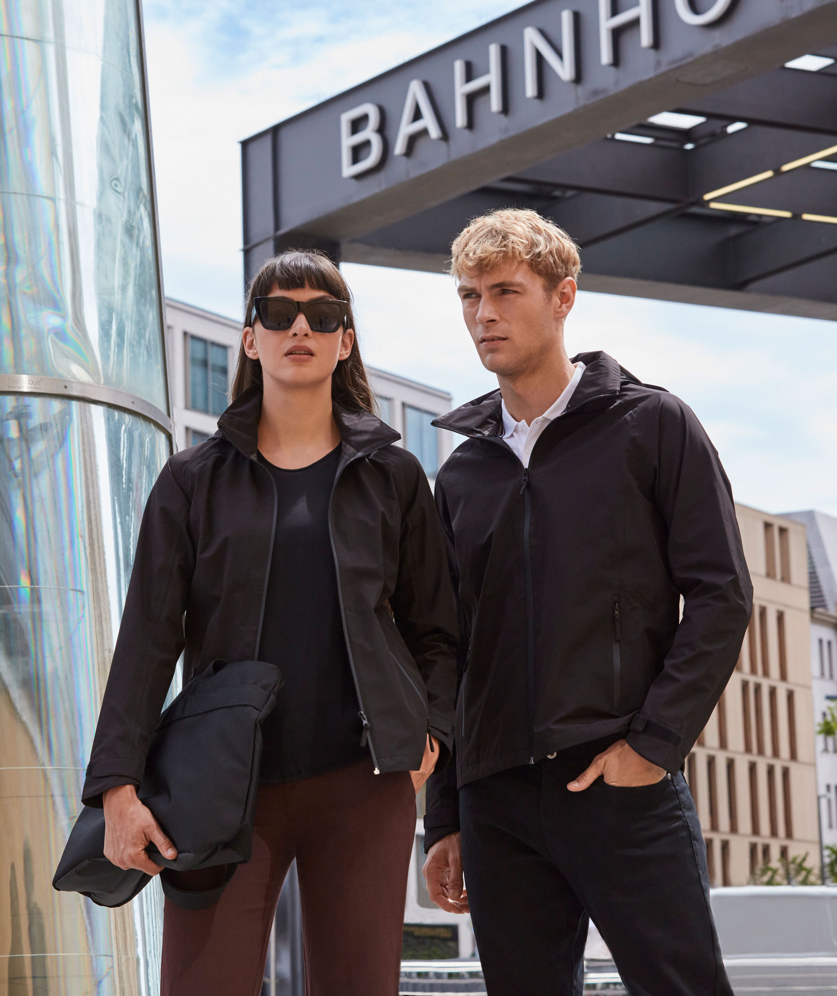 Clique Classic shell jacket, Black