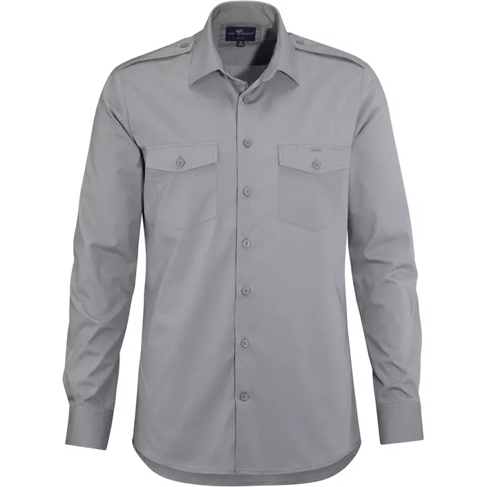 Derby of Sweden Maverick Slim fit pilotskjorta, Grey, large image number 0