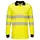 Portwest PW3 FR langærmet polo T-shirt, Hi-vis Gul/Sort, Hi-vis Gul/Sort, swatch