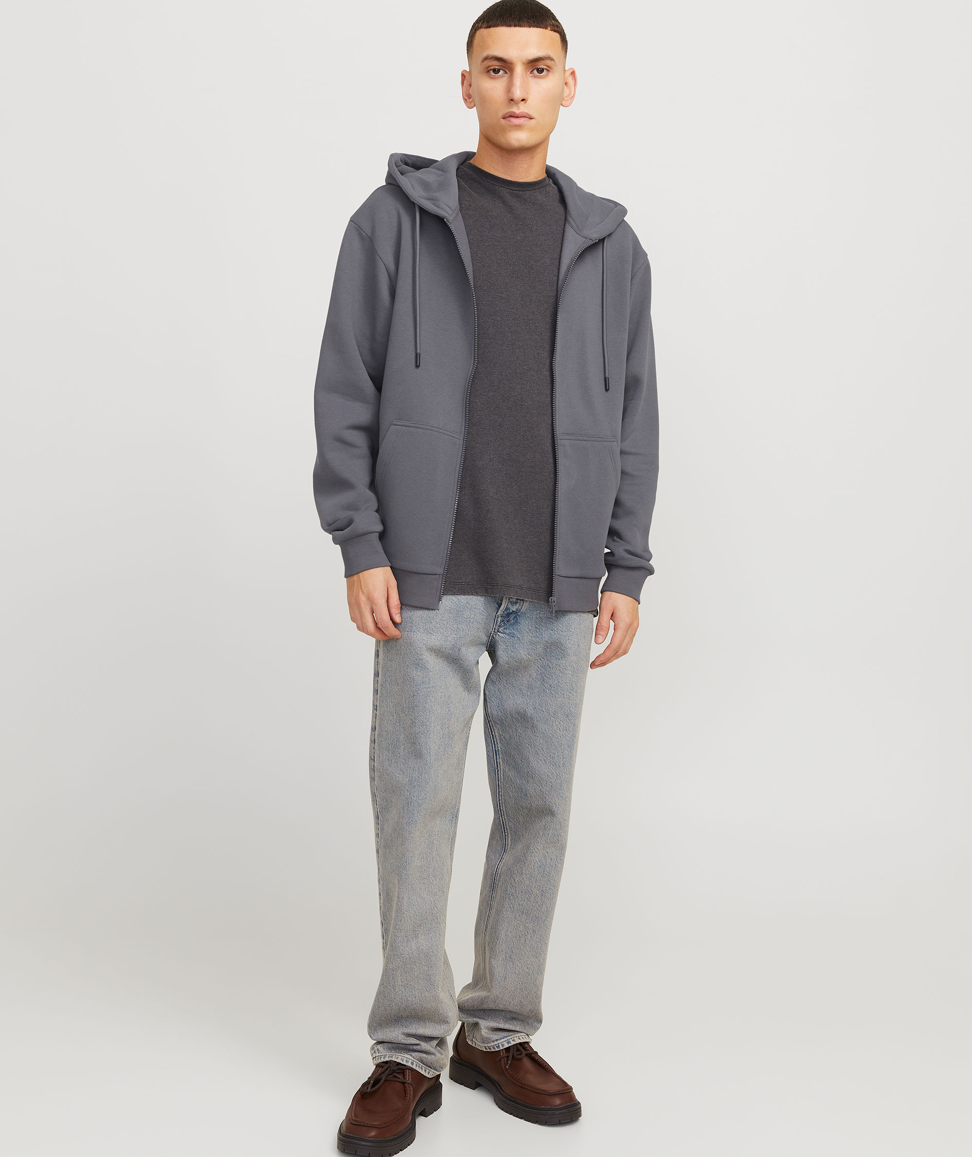 Jack & Jones JJEBRADLEY hoodie with zipper