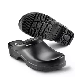 Sika Flexika clogs without heel cover, Black