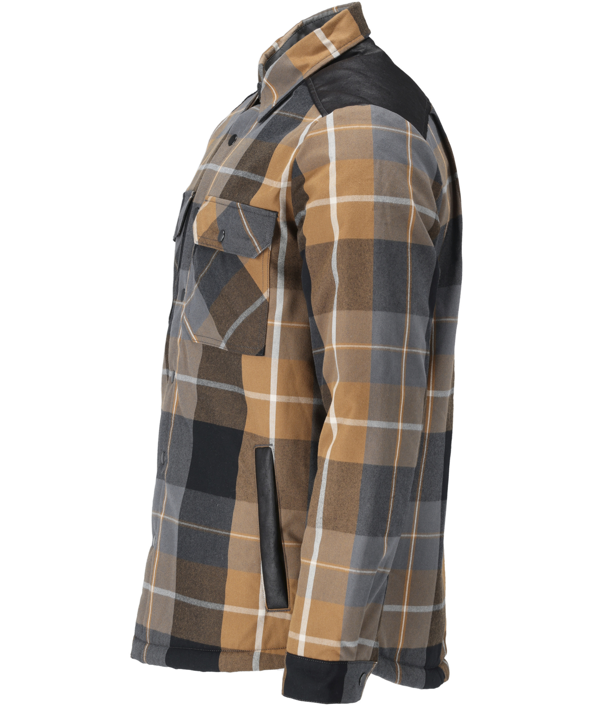 Mascot Customized flannel skjortejakke, N&oslash;ddebrun, large image number 4
