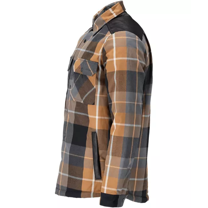 Mascot Customized flannel shirt jacket, Nut brown, large image number 3