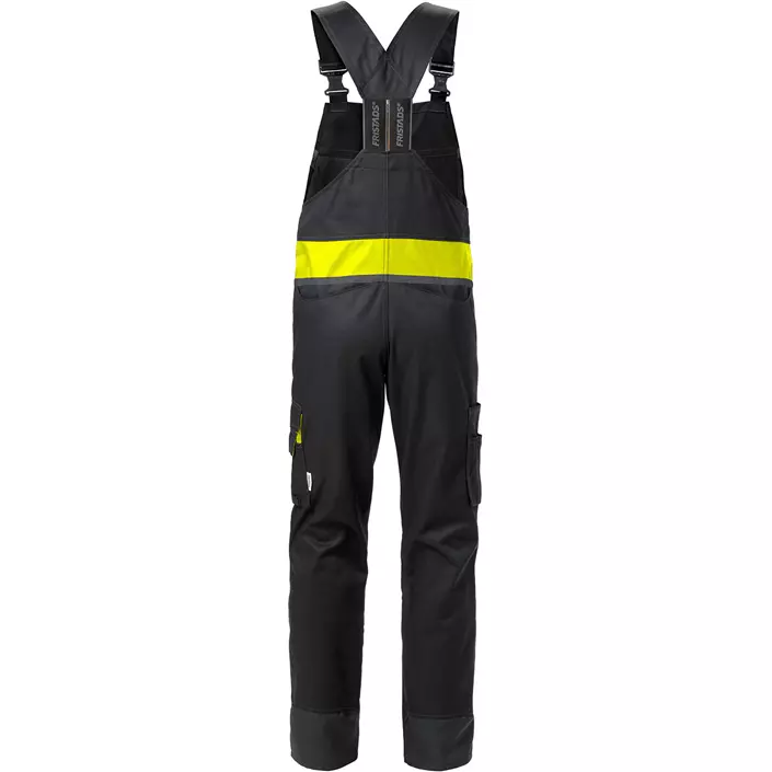 Fristads selebukse 1555, Svart/Hi-Vis Gul, large image number 1