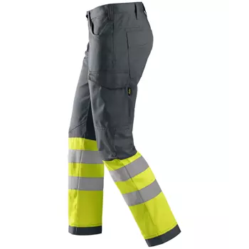 Snickers work trousers 6900, Charcoal/Yellow