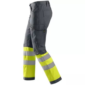 Snickers work trousers 6900, Charcoal/Yellow