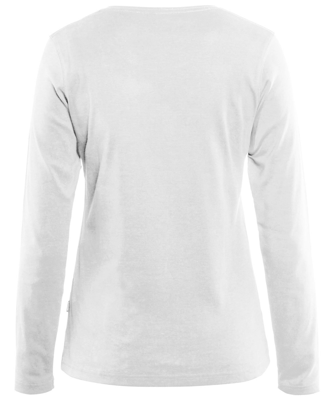 Bl&aring;kl&auml;der l&aring;ng&auml;rmad T-shirt dam, Vit