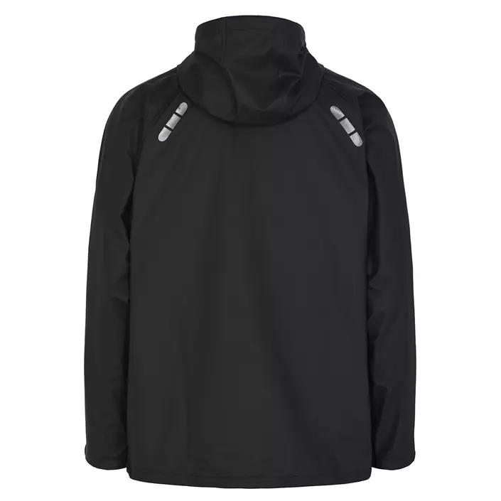 Lyngsøe PU rain jacket, Black, large image number 1