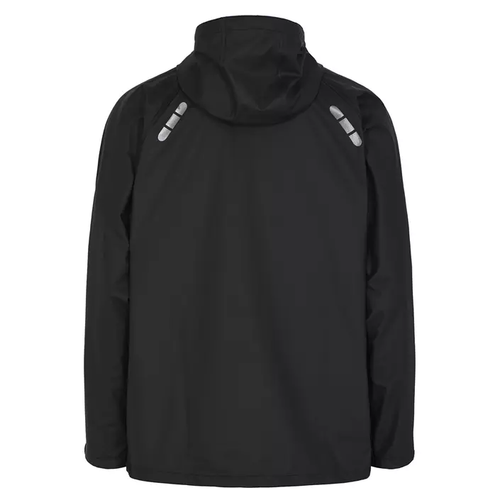Lyngsøe PU rain jacket, Black, large image number 1