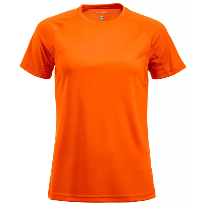 Clique Active Damen T-Shirt, Hi-vis Orange, large image number 0