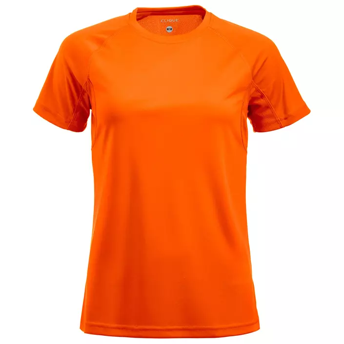 Clique Active Damen T-Shirt, Hi-vis Orange, large image number 0