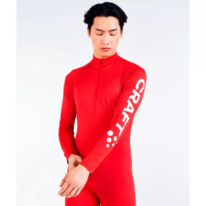 Craft ADV Nordic Ski Club baselayer suit, Bright red, large image number 3