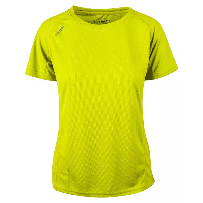 Blue Rebel Swan T-shirt dam, Safety Yellow, large image number 0