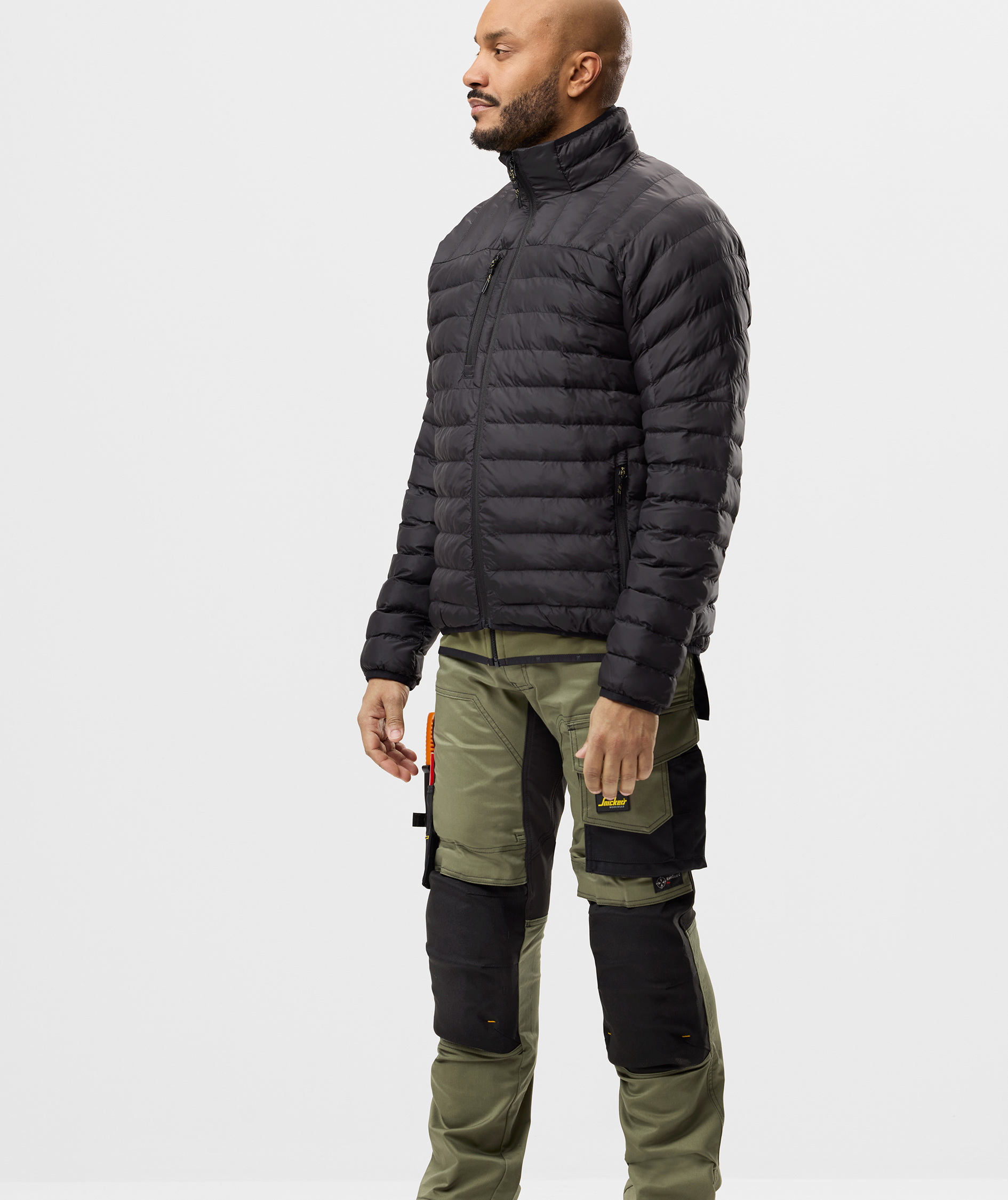 Snickers AllroundWork quilted jacket 8102, Black, large image number 5