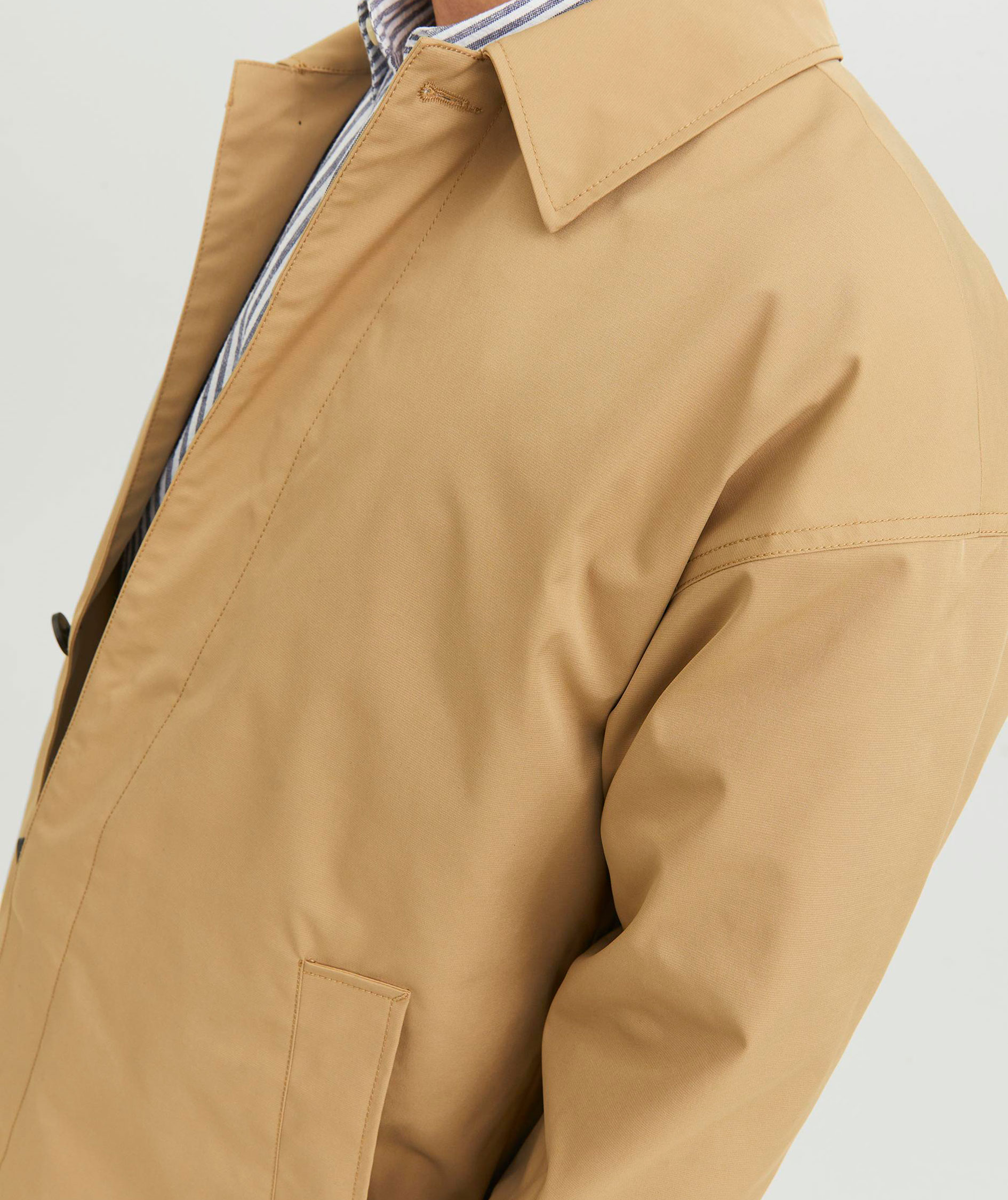 Jack & Jones JJECREASE Mac coat, Kelp, large image number 4