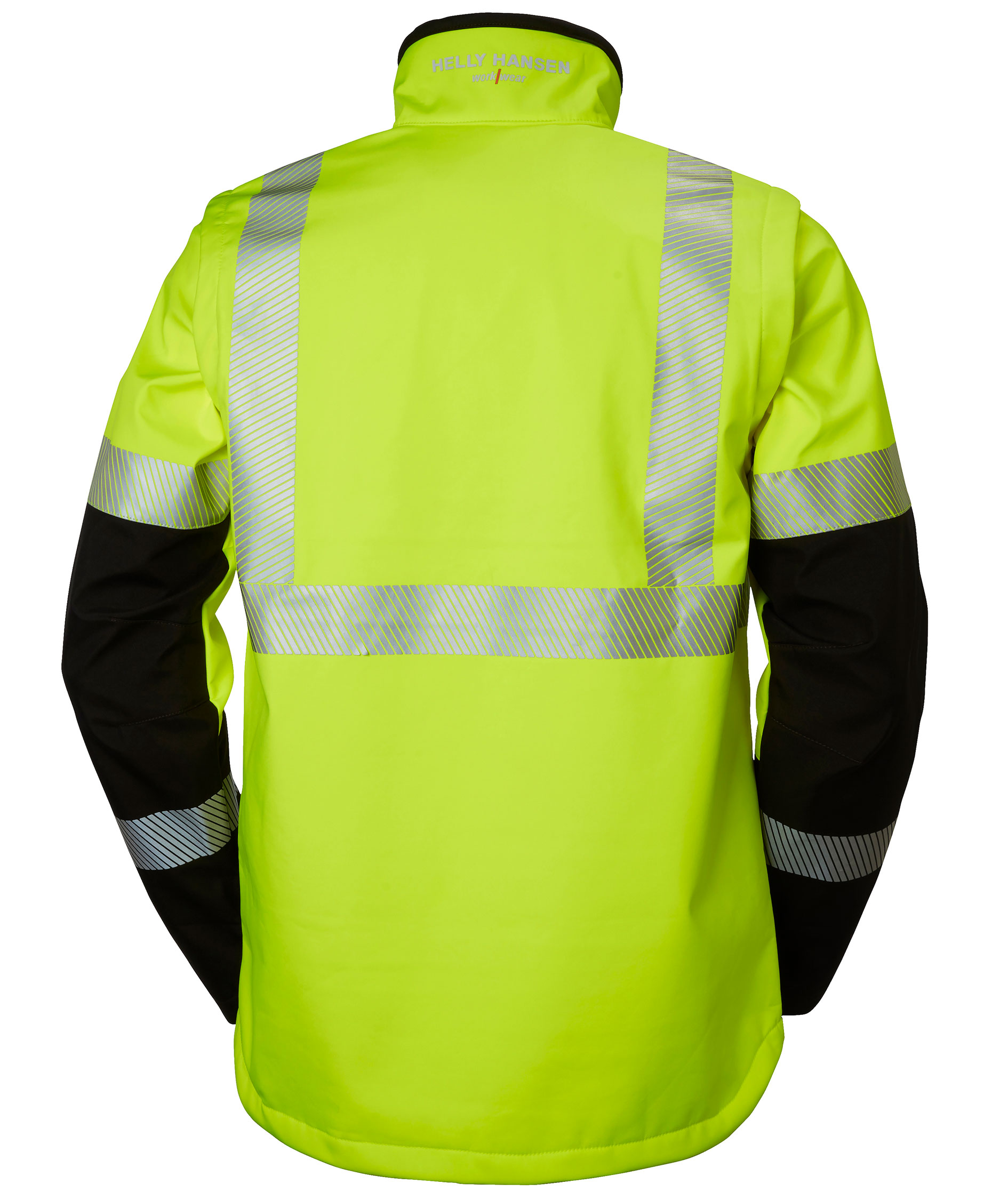 Helly Hansen ICU softshell jacket, Hi-vis yellow/charcoal, large image number 2